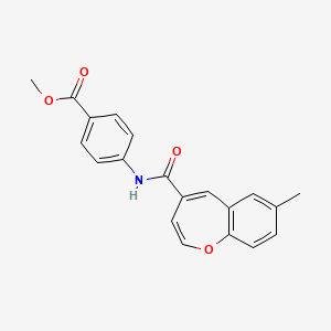 Methyl 4-{[(7-methyl-1-benzoxepin-4-yl)carbonyl]amino}benzoate