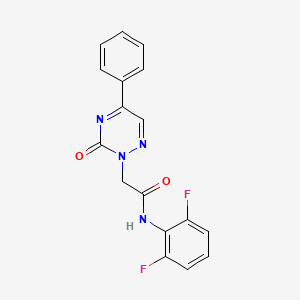 N-(2,6-difluorophenyl)-2-(3-oxo-5-phenyl-1,2,4-triazin-2(3H)-yl)acetamide