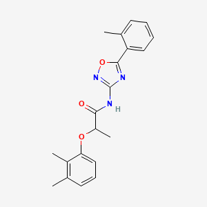 2-(2,3-dimethylphenoxy)-N-[5-(2-methylphenyl)-1,2,4-oxadiazol-3-yl]propanamide