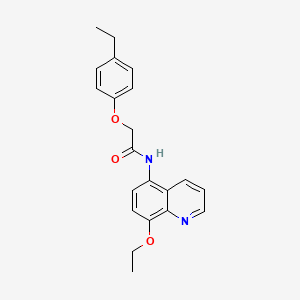 N-(8-ethoxyquinolin-5-yl)-2-(4-ethylphenoxy)acetamide