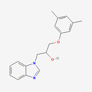 molecular formula C18H20N2O2 B11321139 1-(1H-benzimidazol-1-yl)-3-(3,5-dimethylphenoxy)propan-2-ol 