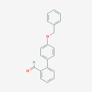 molecular formula C20H16O2 B113213 2-[4-(苄氧基)苯基]苯甲醛 CAS No. 893736-26-0