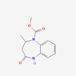 4-Methyl-2-oxo-2,3,4,5-tetrahydro-1H-1,5-benzodiazepine-5-carboxylic acid methyl ester