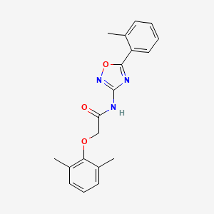 2-(2,6-dimethylphenoxy)-N-[5-(2-methylphenyl)-1,2,4-oxadiazol-3-yl]acetamide