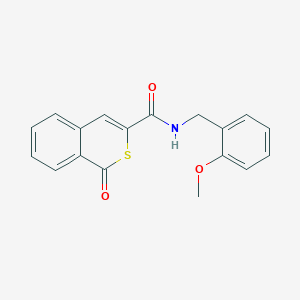 N-(2-methoxybenzyl)-1-oxo-1H-isothiochromene-3-carboxamide