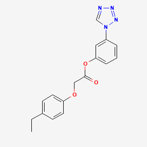 3-(1H-tetrazol-1-yl)phenyl (4-ethylphenoxy)acetate