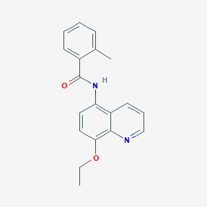 N-(8-ethoxyquinolin-5-yl)-2-methylbenzamide