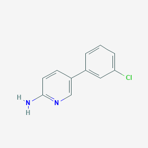 B113215 5-(3-Chlorophenyl)pyridin-2-amine CAS No. 893738-14-2
