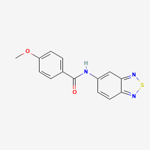 N-(2,1,3-benzothiadiazol-5-yl)-4-methoxybenzamide