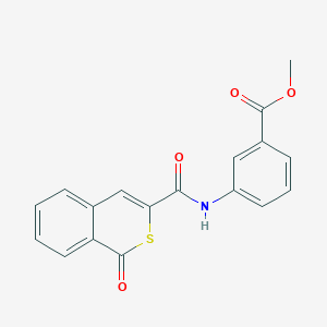 methyl 3-{[(1-oxo-1H-isothiochromen-3-yl)carbonyl]amino}benzoate