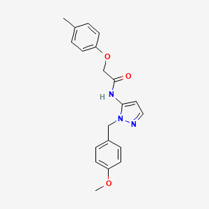 N-[1-(4-methoxybenzyl)-1H-pyrazol-5-yl]-2-(4-methylphenoxy)acetamide