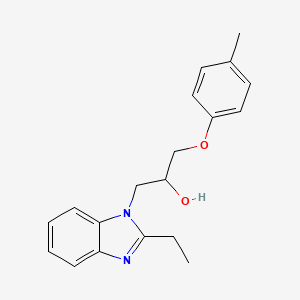 1-(2-ethyl-1H-benzimidazol-1-yl)-3-(4-methylphenoxy)propan-2-ol