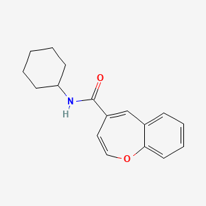 N-cyclohexyl-1-benzoxepine-4-carboxamide