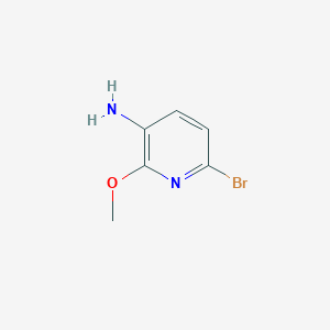 B113220 6-Bromo-2-methoxypyridin-3-amine CAS No. 89466-18-2