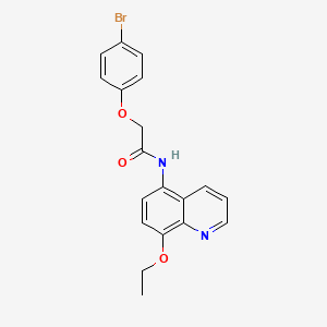 2-(4-bromophenoxy)-N-(8-ethoxyquinolin-5-yl)acetamide