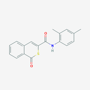 N-(2,4-dimethylphenyl)-1-oxo-1H-isothiochromene-3-carboxamide