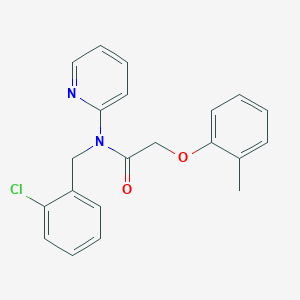 N-(2-chlorobenzyl)-2-(2-methylphenoxy)-N-(pyridin-2-yl)acetamide