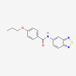 N-(2,1,3-benzothiadiazol-5-yl)-4-propoxybenzamide