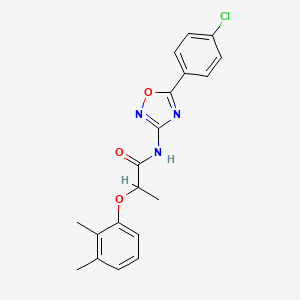 N-[5-(4-chlorophenyl)-1,2,4-oxadiazol-3-yl]-2-(2,3-dimethylphenoxy)propanamide