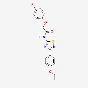 N-[3-(4-ethoxyphenyl)-1,2,4-thiadiazol-5-yl]-2-(4-fluorophenoxy)acetamide