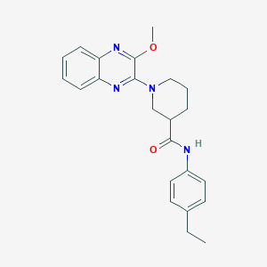 N-(4-ethylphenyl)-1-(3-methoxyquinoxalin-2-yl)piperidine-3-carboxamide