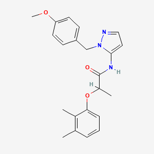 2-(2,3-dimethylphenoxy)-N-[1-(4-methoxybenzyl)-1H-pyrazol-5-yl]propanamide