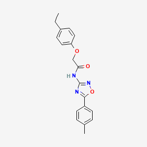 2-(4-ethylphenoxy)-N-[5-(4-methylphenyl)-1,2,4-oxadiazol-3-yl]acetamide