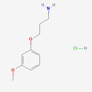 molecular formula C10H16ClNO2 B113226 3-(3-甲氧基苯氧基)丙-1-胺盐酸盐 CAS No. 89718-96-7
