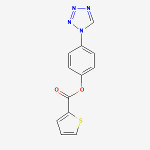 4-(1H-tetrazol-1-yl)phenyl thiophene-2-carboxylate