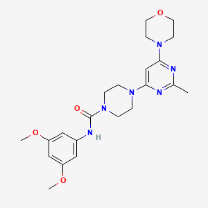 N-(3,5-dimethoxyphenyl)-4-(2-methyl-6-morpholinopyrimidin-4-yl)piperazine-1-carboxamide