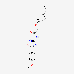 molecular formula C19H19N3O4 B11322791 2-(4-ethylphenoxy)-N-[5-(4-methoxyphenyl)-1,2,4-oxadiazol-3-yl]acetamide 