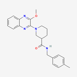 1-(3-methoxyquinoxalin-2-yl)-N-(4-methylbenzyl)piperidine-3-carboxamide