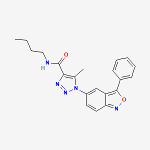 N-butyl-5-methyl-1-(3-phenyl-2,1-benzoxazol-5-yl)-1H-1,2,3-triazole-4-carboxamide