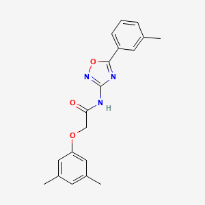 2-(3,5-dimethylphenoxy)-N-[5-(3-methylphenyl)-1,2,4-oxadiazol-3-yl]acetamide