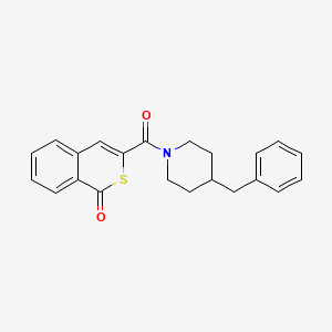 3-[(4-benzylpiperidin-1-yl)carbonyl]-1H-isothiochromen-1-one