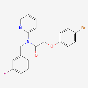 2-(4-bromophenoxy)-N-(3-fluorobenzyl)-N-(pyridin-2-yl)acetamide