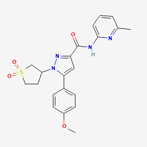 1-(1,1-dioxidotetrahydro-3-thienyl)-5-(4-methoxyphenyl)-N-(6-methylpyridin-2-yl)-1H-pyrazole-3-carboxamide