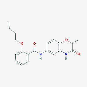 2-butoxy-N-(2-methyl-3-oxo-3,4-dihydro-2H-1,4-benzoxazin-6-yl)benzamide