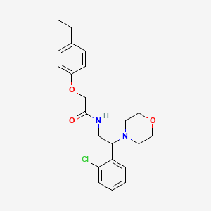 N-[2-(2-chlorophenyl)-2-(morpholin-4-yl)ethyl]-2-(4-ethylphenoxy)acetamide