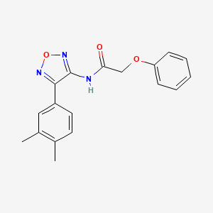 N-[4-(3,4-dimethylphenyl)-1,2,5-oxadiazol-3-yl]-2-phenoxyacetamide