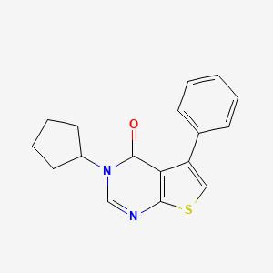 3-cyclopentyl-5-phenylthieno[2,3-d]pyrimidin-4(3H)-one