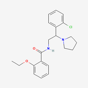 N-[2-(2-chlorophenyl)-2-(pyrrolidin-1-yl)ethyl]-2-ethoxybenzamide