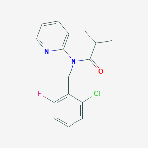 N-(2-chloro-6-fluorobenzyl)-2-methyl-N-(pyridin-2-yl)propanamide