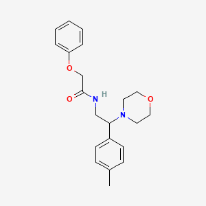 N-[2-(4-methylphenyl)-2-(morpholin-4-yl)ethyl]-2-phenoxyacetamide