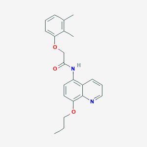 2-(2,3-dimethylphenoxy)-N-(8-propoxyquinolin-5-yl)acetamide