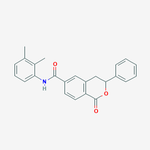 molecular formula C24H21NO3 B11323576 N-(2,3-dimethylphenyl)-1-oxo-3-phenyl-3,4-dihydro-1H-isochromene-6-carboxamide 