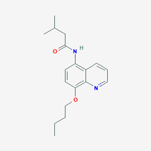 N-(8-butoxyquinolin-5-yl)-3-methylbutanamide