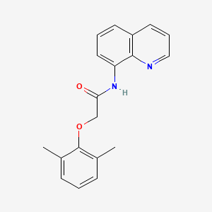 2-(2,6-dimethylphenoxy)-N-(quinolin-8-yl)acetamide