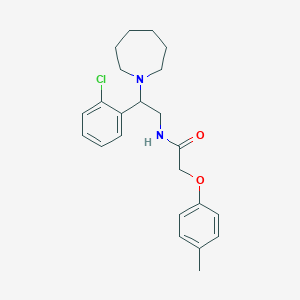 N-[2-(azepan-1-yl)-2-(2-chlorophenyl)ethyl]-2-(4-methylphenoxy)acetamide