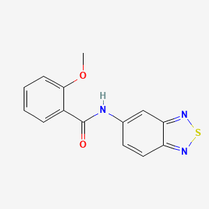 N-(2,1,3-benzothiadiazol-5-yl)-2-methoxybenzamide